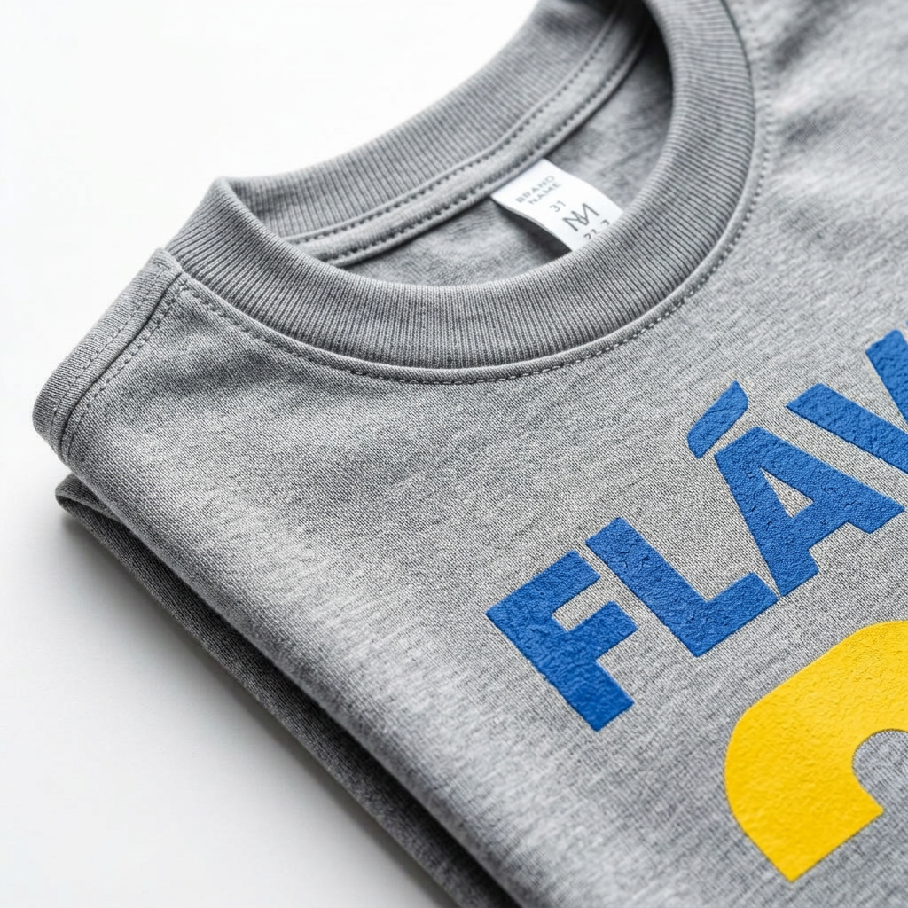 Camiseta Flávio 22 Mescla Cinza mescla - foto 3