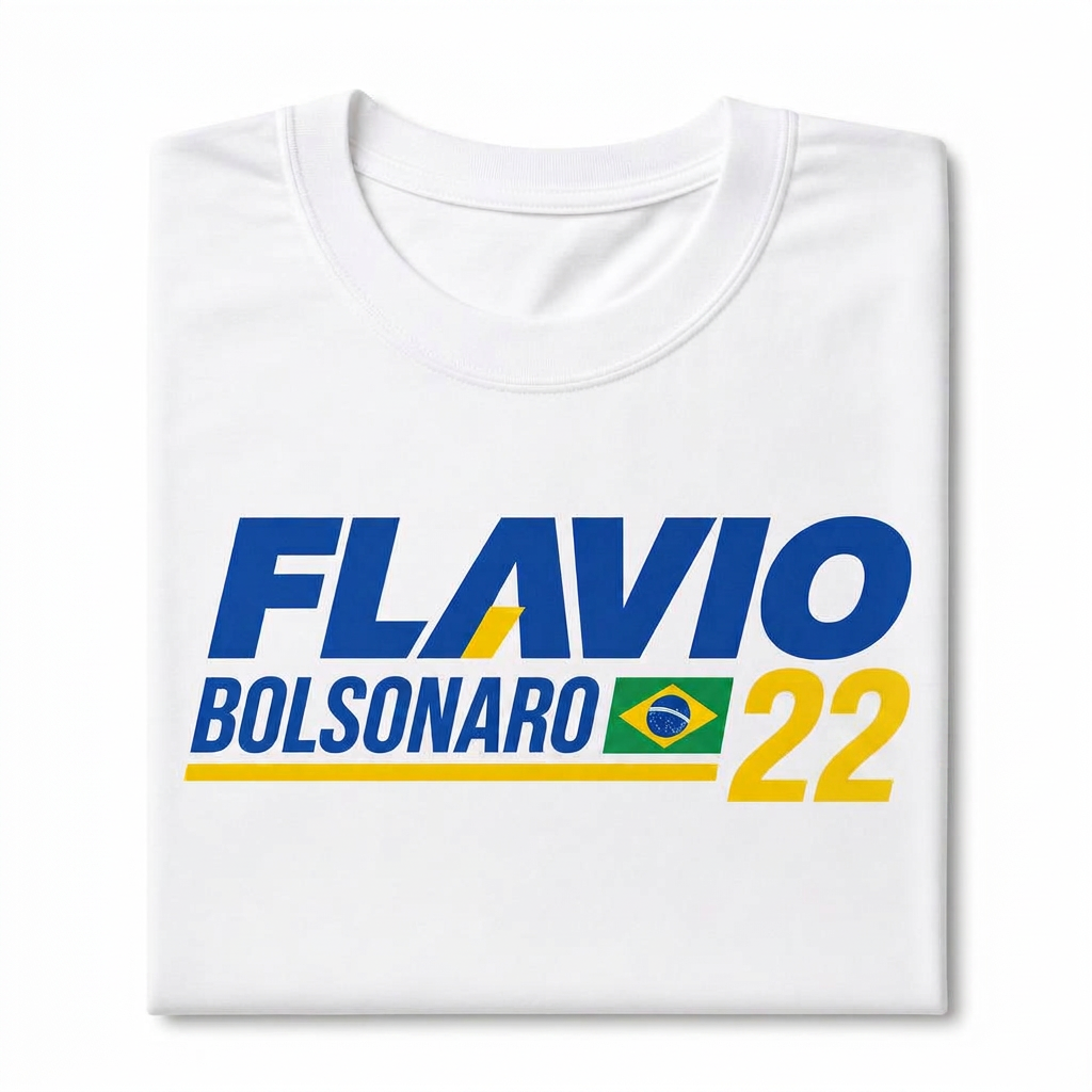 Camiseta Flávio Bolsonaro 26 Branca
