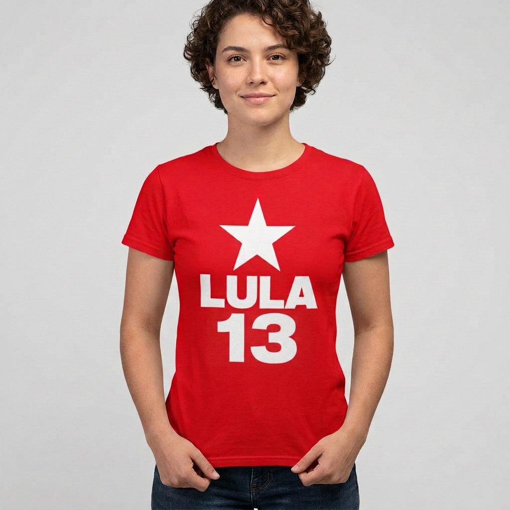 Camiseta Lula 13 Vermelha - foto 3
