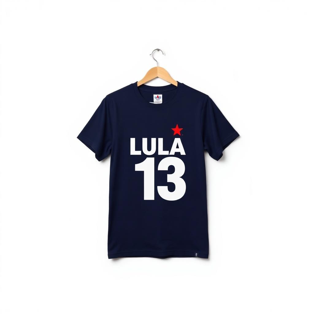Camiseta Lula 26 Azul marinho