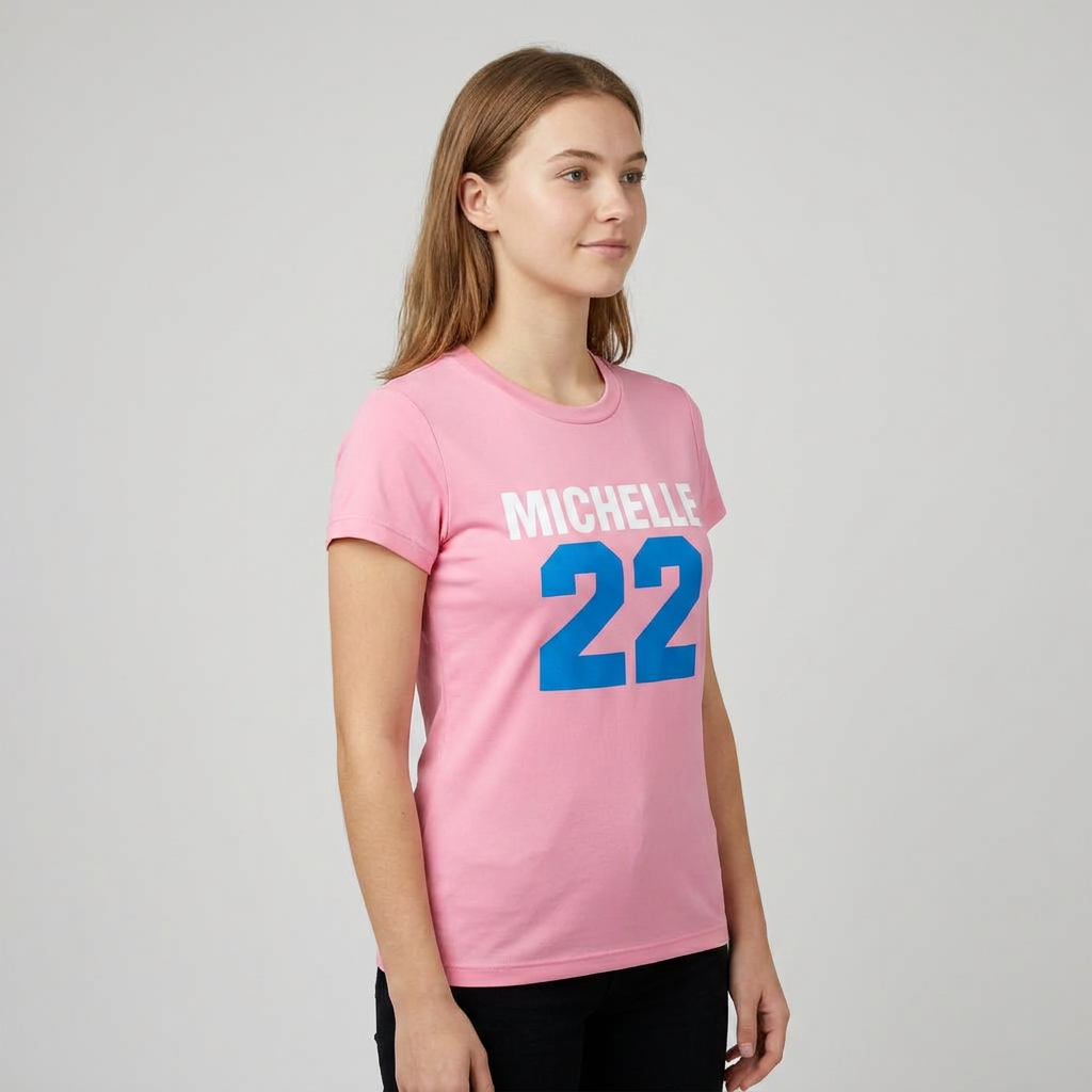 Camiseta Michelle 22 Rosa Rosa - foto 2