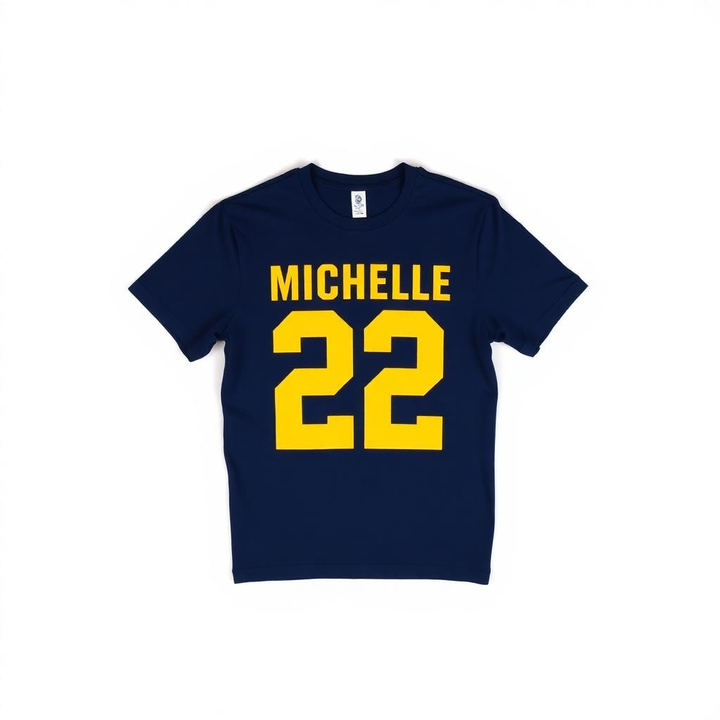 Camiseta Michelle Bolsonaro 26 Azul marinho
