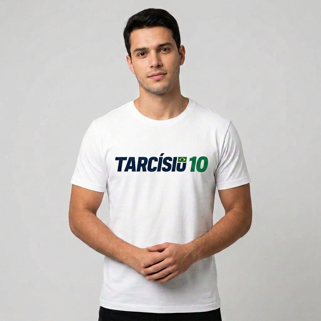 Camiseta Tarcísio 10 Branca - foto 3
