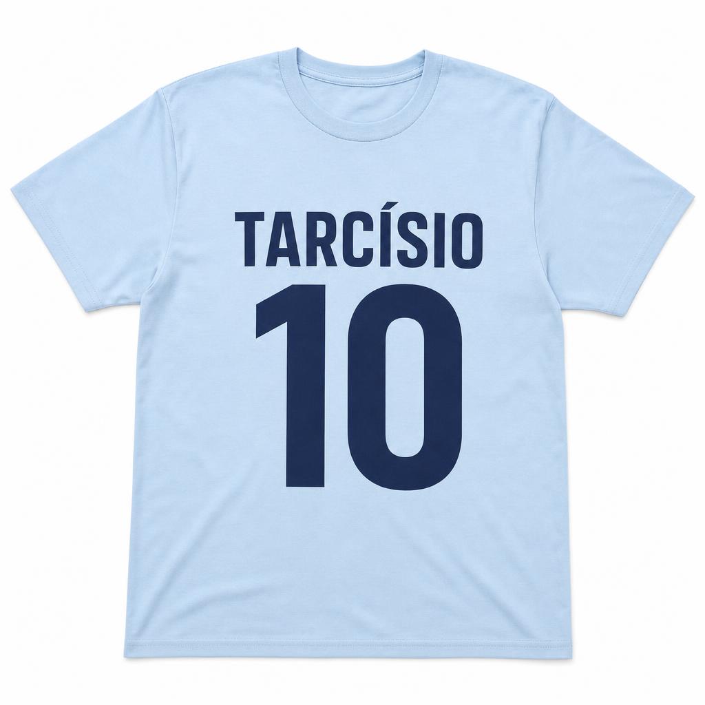 Camiseta Tarcísio de Freitas 26 Azul claro